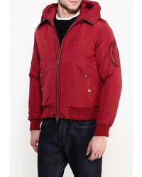 Мужская красная куртка-пуховик от Topman