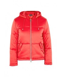 Женская красная куртка-пуховик от Topshop