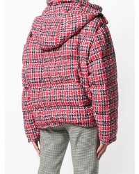 Женская красная куртка-пуховик от Gucci