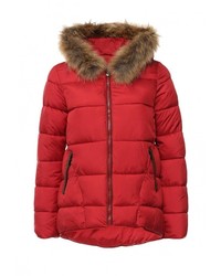 Женская красная куртка-пуховик от Z-Design