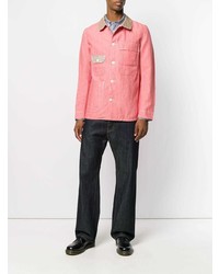 Мужская красная куртка-рубашка от Junya Watanabe MAN