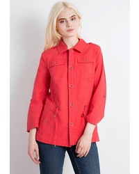 Женская красная куртка-рубашка от FiNN FLARE