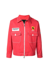 Мужская красная куртка-рубашка от Local Authority