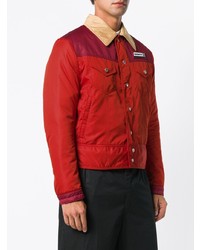 Мужская красная куртка-рубашка от Givenchy