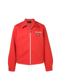 Мужская красная куртка-рубашка от Prada