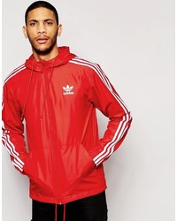 Мужская красная куртка от adidas