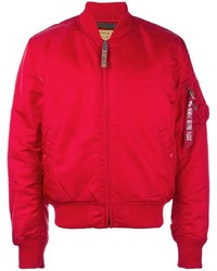 Мужская красная куртка от Alpha Industries