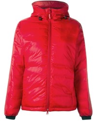 Женская красная куртка от Canada Goose