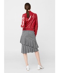 Женская красная куртка от Mango