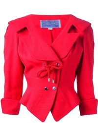 Женская красная куртка от Thierry Mugler