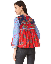 Женская красная куртка от Ulla Johnson