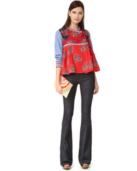 Женская красная куртка от Ulla Johnson