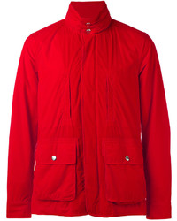 Мужская красная легкая куртка от Kiton