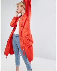 Женская красная легкая куртка от Monki