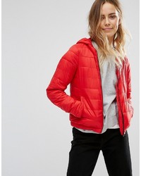 Женская красная легкая куртка от Pull&Bear