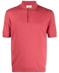 Мужская красная льняная футболка-поло от Altea