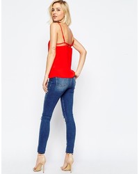 Женская красная майка от Asos