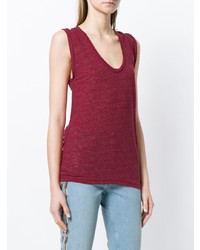 Женская красная майка от Isabel Marant