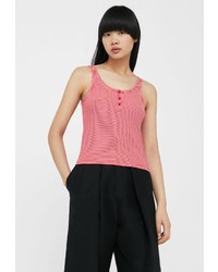 Женская красная майка от Mango