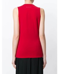 Женская красная майка от MM6 MAISON MARGIELA