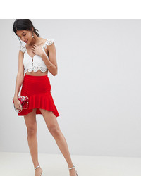 Красная мини-юбка от Asos Tall