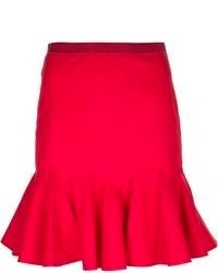 Красная мини-юбка от Carven