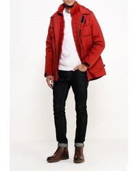 Мужская красная парка от Bellfield