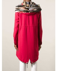 Женская красная парка от Liska