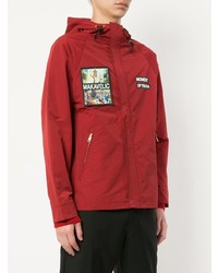 Мужская красная парка от Makavelic