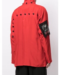 Красная полевая куртка от Yohji Yamamoto