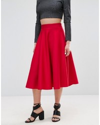Красная пышная юбка от Asos
