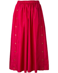 Красная пышная юбка от Kenzo