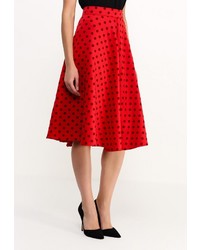 Красная пышная юбка от Love &amp; Light