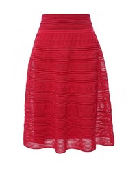 Красная пышная юбка от M Missoni
