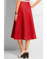 Красная пышная юбка от DKNY