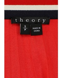 Красная пышная юбка от Theory