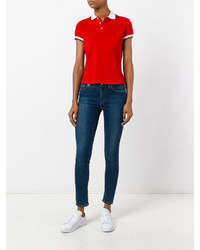 Женская красная рубашка поло от Dsquared2