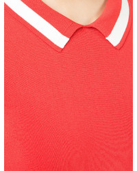 Женская красная рубашка поло