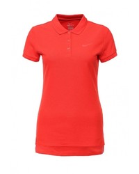 Женская красная рубашка поло от Nike