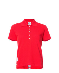 Женская красная рубашка поло от Thom Browne