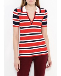 Женская красная рубашка поло от Tommy Hilfiger