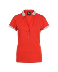 Женская красная рубашка поло