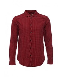 Мужская красная рубашка с длинным рукавом от Forex