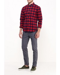 Мужская красная рубашка с длинным рукавом от Gap