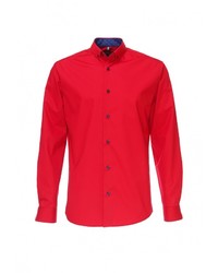 Мужская красная рубашка с длинным рукавом от GREG