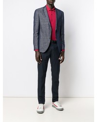 Мужская красная рубашка с длинным рукавом от Drumohr