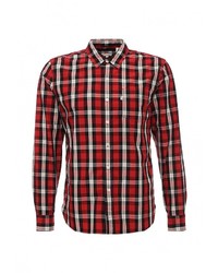 Мужская красная рубашка с длинным рукавом от Levi's