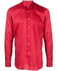 Мужская красная рубашка с длинным рукавом от PENINSULA SWIMWEA