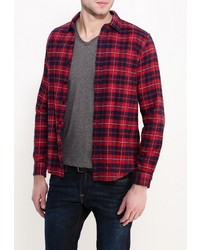 Мужская красная рубашка с длинным рукавом от Replay