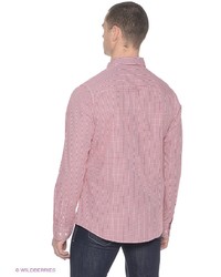 Мужская красная рубашка с длинным рукавом от Sela